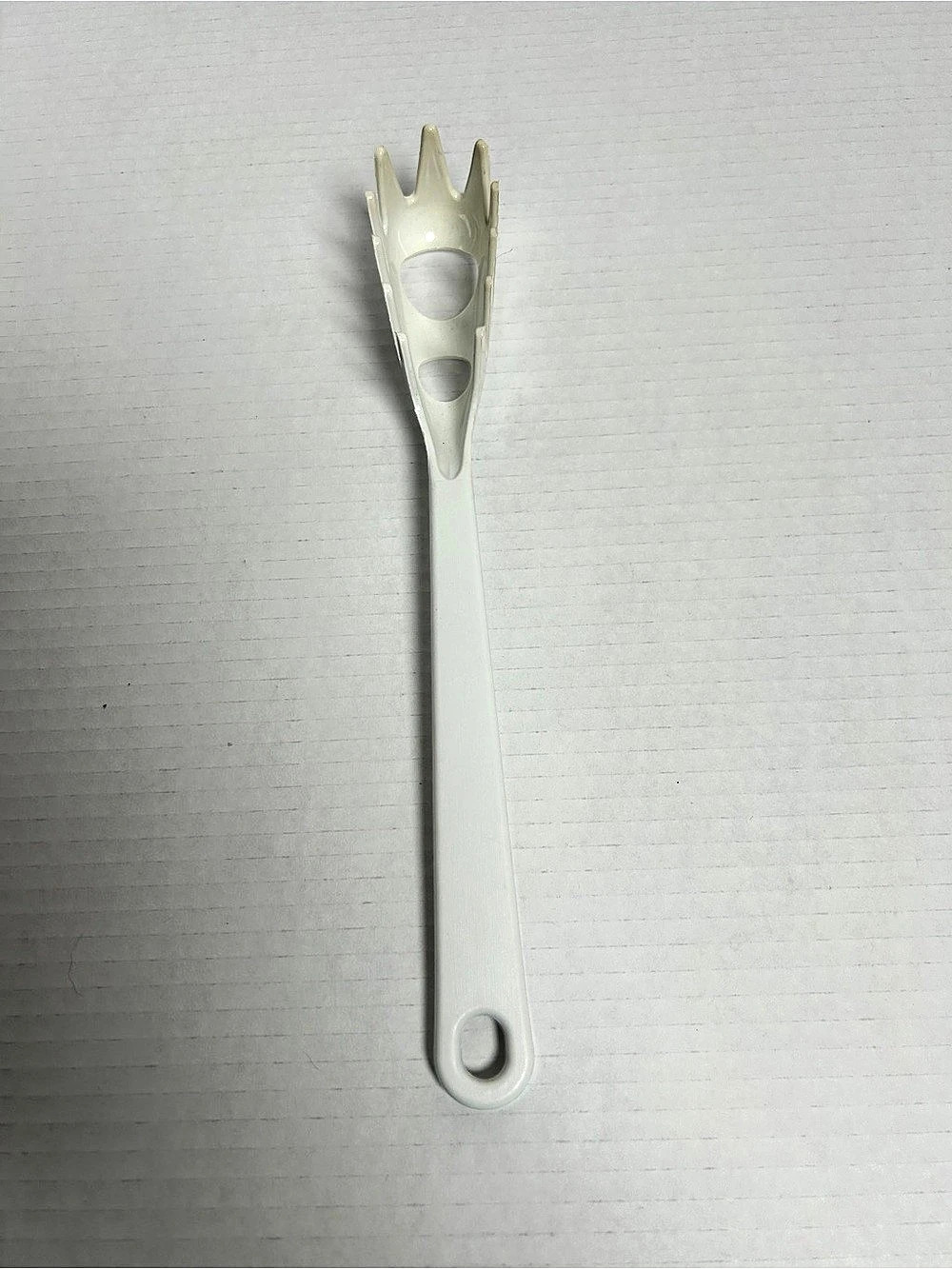 Vintage Tailor Made Pasta Server White